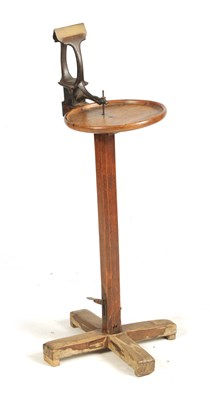 Lot 1105 - AN UNUSUAL 18TH CENTURY GLOVE/LEATHER MAKERS WORK TABLE