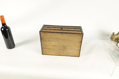 Lot 85 - A 19TH CENTURY ANGLO INDIAN PORCUPINE QUILL WORKBOX