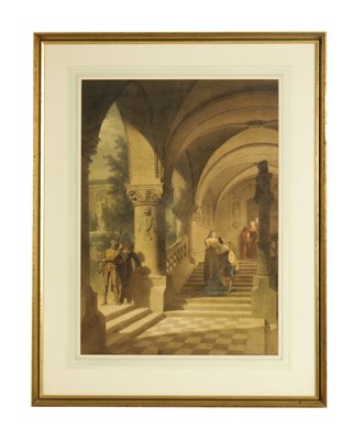 Lot 724 - F. SCHOFANDER   LATE 19TH CENTURY WATERCOLOUR