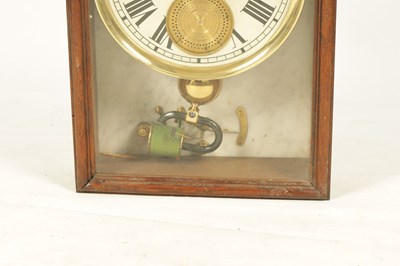 Lot 847 - AN EARLY 20TH CENTURY FRENCH BRILLIE ELECTRIC WALL MOUNTED WATCHMAN'S TIMEPIECE