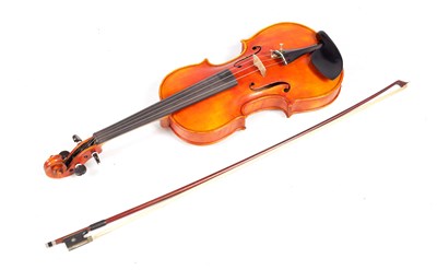 Lot 291 - A MODERN ITALIAN VIOLIN LABELLED GIUSEPPE LAMPERTI