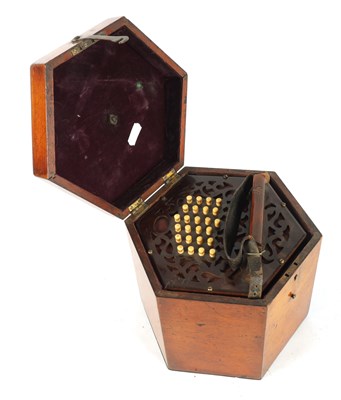 Lot 431 - A LACHENAL DUET CONCERTINA