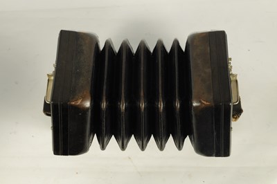 Lot 430 - A NICKEL ENDED ENGLISH CONCERTINA
