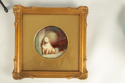 Lot 54 - AN EARLY 20TH CENTURY PARAGON CHINA PORCELAIN PLAQUE  PAINTED BY F. MICKLEWRIGHT