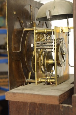 Lot 358 - WILLIAM NEWBY, KENDAL A LATE 18TH CENTURY OAK 30HR LONGCASE CLOCK