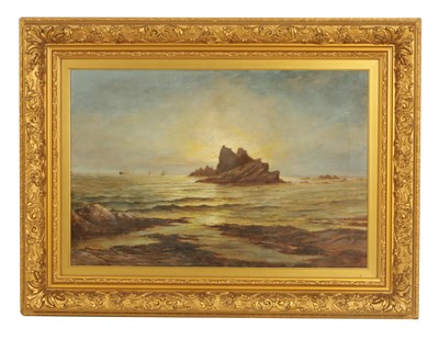 Lot 728 - 19TH CENTURY MARINE OIL ON CANVAS