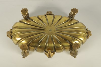 Lot 525 - A REGENCY GILT BRONZE INK STAND