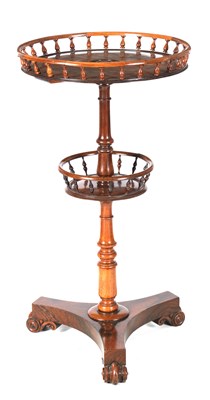 Lot 918 - A VICTORIAN ROSEWOOD OCCASIONAL TABLE IN THE MANNER OF GILLOWS