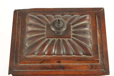 Lot 66 - JAMES GOWLAND, LEATHERSELLERS BUILDINGS, LONDON WALL. A SMALL WILLIAM IV ROSEWOOD DOUBLE FUSEE MANTEL CLOCK