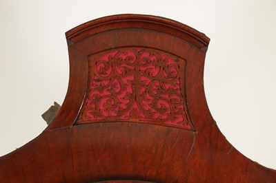 Lot 839 - FRANCIS PERIGAL, BOND STREET, LONDON . A GEORGE III FIGURED MAHOGANY LONGCASE CLOCK