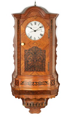 Lot 566 - A RARE EARLY 20TH CENTURY INLAID WALNUT ELECTRIQUE BRILLIE MASTER CLOCK