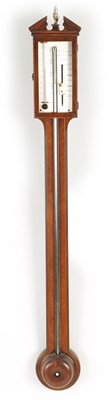 Lot 534 - RICHARD NORTHEN, 46 LOW GATE, HULL. A REGENCY MAHOGANY STICK BAROMETER