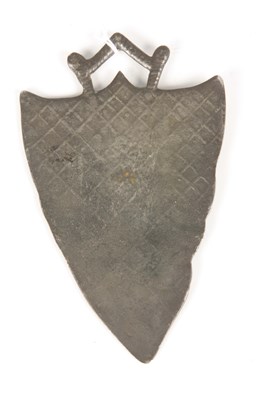 Lot 24 - A RARE EARLY PERIOD SOLID SILVER PATINATED BADGE