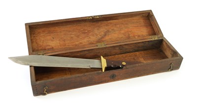Lot 262 - A LARGE AMERICAN BOWIE KNIFE
