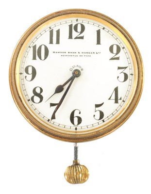 Lot 525 - MAWSON SWAN & MORGAN LTD, NEWCASTLE ON TYNE. AN UNUSUAL EARLY 20TH CENTURY SADDLE CLOCK