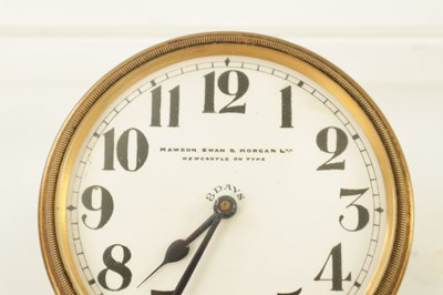 Lot 525 - MAWSON SWAN & MORGAN LTD, NEWCASTLE ON TYNE. AN UNUSUAL EARLY 20TH CENTURY SADDLE CLOCK