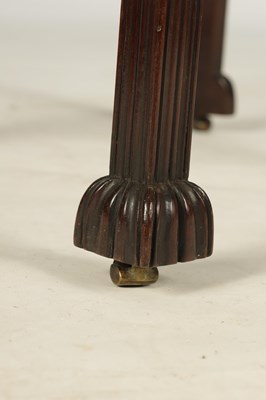 Lot 794 - AN EARLY GEORGE III CHIPPENDALE DESIGN MAHOGANY URN TABLE OF GOOD COLOUR AND PATINA