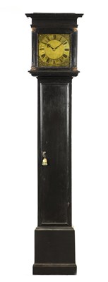 Lot 606 - ROBERT WILKINS, LONDINI. A LATE 17TH CENTURY EBONISED 30-HOUR LONGCASE CLOCK