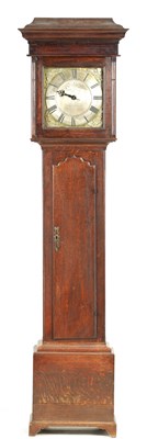 Lot 905 - BADDELY, ALBRIGHTON. A GEORGE III OAK 30-HOUR LONGCASE CLOCK