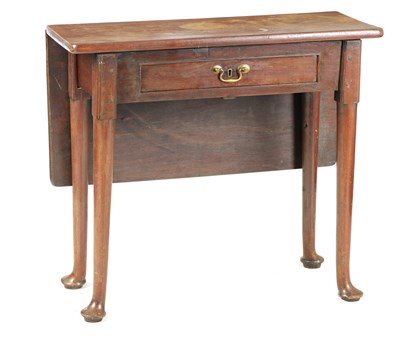 Lot 959 - A GEORGE III MAHOGANY SIDE TABLE