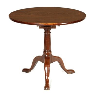 Lot 759 - A GEORGE II CUBAN MAHOGANY SUPPER TABLE OF FINE ORIGINAL COLOUR AND PATINA