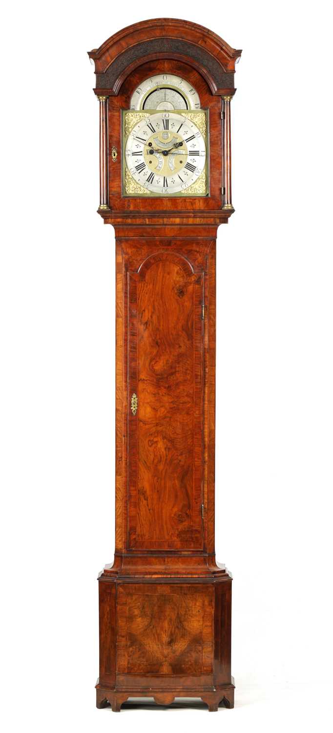 Lot 44 - WILLIAM SMITH, LONDON, A VERY RARE GEORGE II WALNUT CASED EQUATION OF TIME LONGCASE CLOCK