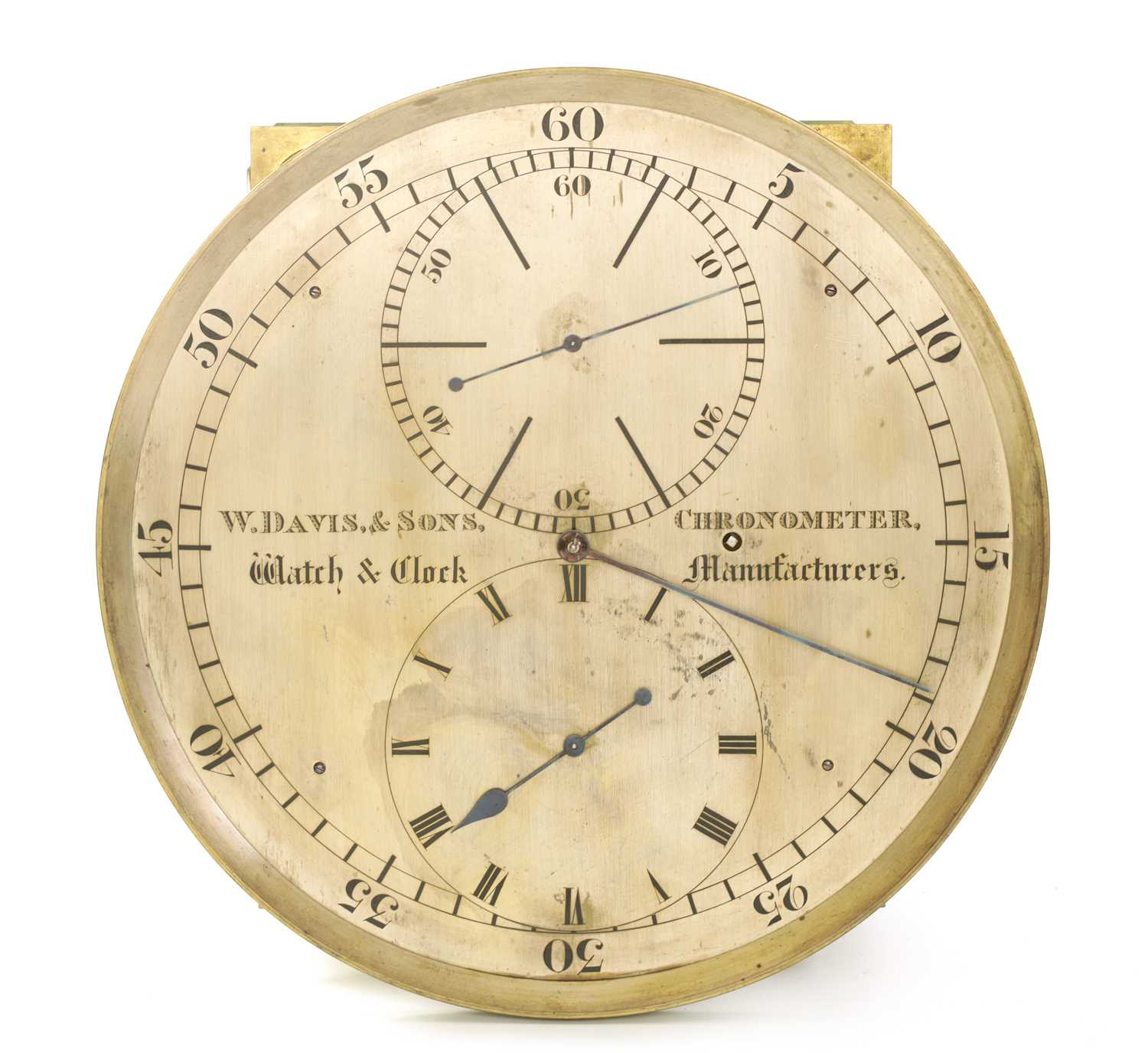 Lot 42 - W. DAVIS & SONS, CHRONOMETER, WATCH & CLOCK