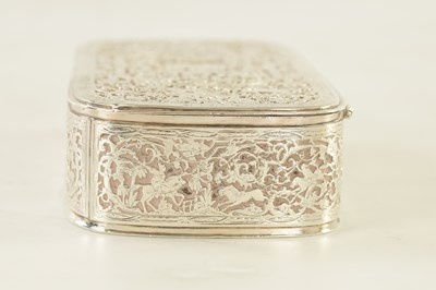 Lot 206 - AN 18TH CENTURY RUSSIAN SILVER BOX
