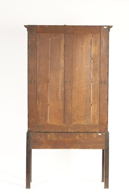 Lot 778 - A MID 18TH CENTURY MAHOGANY CABINET ON STAND