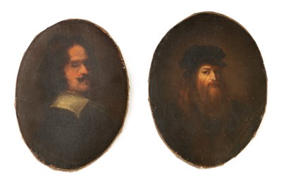 Lot 428 - FRANCES ANNE DUPPA - DADY MAJORIBANKS. (BRITISH 19TH CENTURY) PAIR OF OVAL OILS ON CANVAS