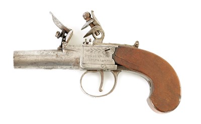 Lot 279 - DUNDERDALE, MABSON & LABRON. AN EARLY 19TH CENTURY POCKET PISTOL