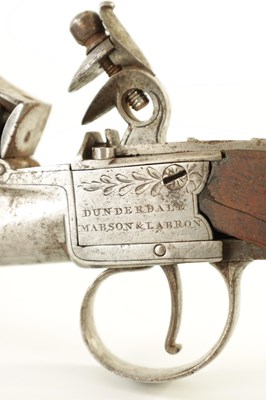 Lot 279 - DUNDERDALE, MABSON & LABRON. AN EARLY 19TH CENTURY POCKET PISTOL