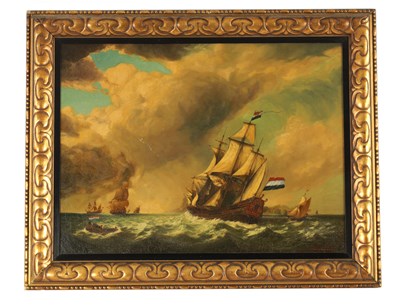 Lot 442 - SAMUEL HENRY PHILLIPS. OIL ON CANVAS