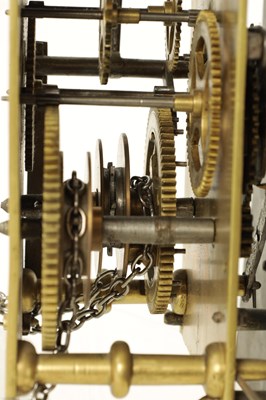 Lot 1196 - JAMES BROWN, ELGIN. A MID 18TH CENTURY 10" SINGLE HANDED 30HR LONGCASE CLOCK MOVEMENT