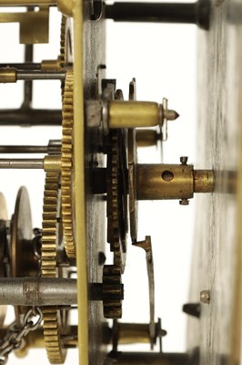 Lot 1196 - JAMES BROWN, ELGIN. A MID 18TH CENTURY 10" SINGLE HANDED 30HR LONGCASE CLOCK MOVEMENT