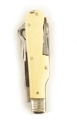 Lot 251 - A 19TH CENTURY MULTI BLADE PENKNIFE BY THOMAS TURNER & CO.