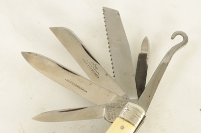 Lot 251 - A 19TH CENTURY MULTI BLADE PENKNIFE BY THOMAS TURNER & CO.