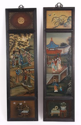 Lot 189 - A PAIR OF LATE 19th CENTURY FRAMED ORIENTAL...