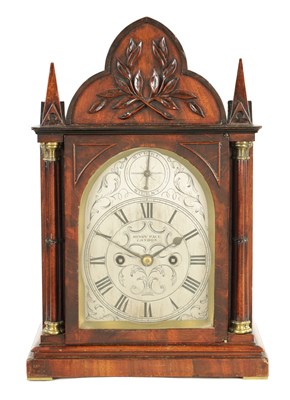 Lot 589 - HENRY PACE, LONDON. A 19TH CENTURY BRASS MOUNTED MAHOGANY BRACKET CLOCK