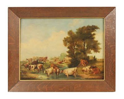 Lot 452 - A LARGE GEORGIAN OIL ON CANVAS