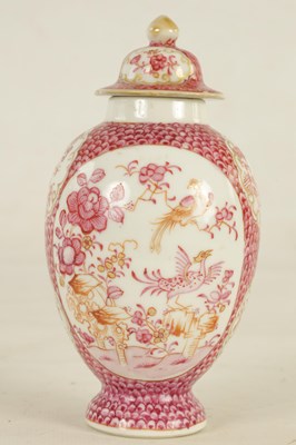 Lot 108 - A 19TH CENTURY JAPANESE SMALL OVID VASE AND COVER