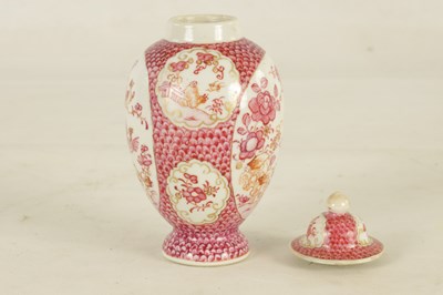 Lot 108 - A 19TH CENTURY JAPANESE SMALL OVID VASE AND COVER