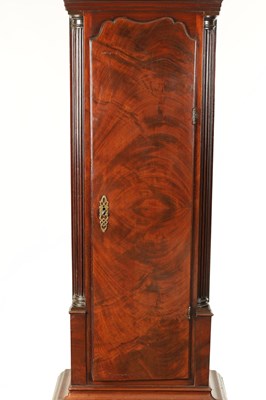 Lot 630 - LASEL PARK (LIVERPOOL) A GEORGE III FLAMED MAHOGANY EIGHT-DAY LONGCASE CLOCK