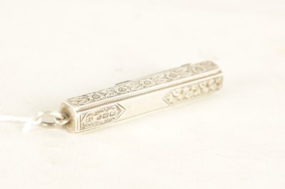 Lot 250 - A VICTORIAN BRIGHT CUT SILVER POCKET KNIFE
