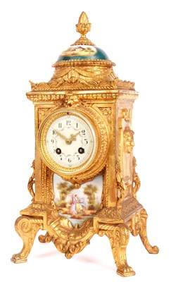 Lot 496 - A late 19th Century ornate Gilt Metal French...