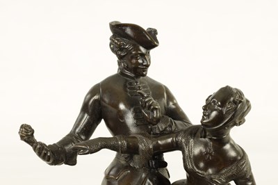 Lot 374 - A LATE 19TH CENTURY FRENCH PATINATED BRONZED SCULPTURE