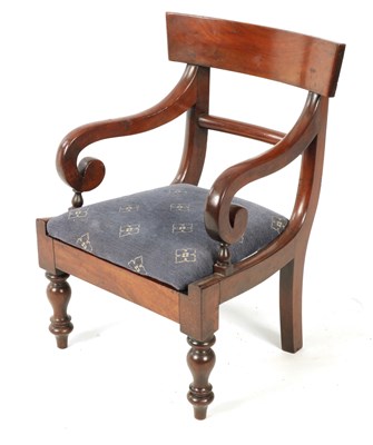 Lot 947 - A VICTORIAN CHILD'S ARMCHAIR