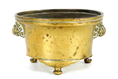 Lot 83 - AN EARLY CHINESE BRONZE CENSER OF SMALL SIZE