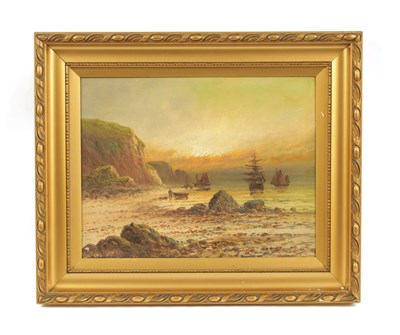 Lot 745 - A LATE 19TH CENTURY OIL ON CANVAS.