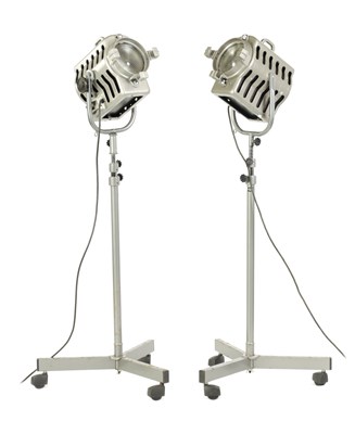 Lot 383 - A PAIR OF 1970’S STUDIO SPOTLIGHTS BY R R BEARD LTD. LONDON